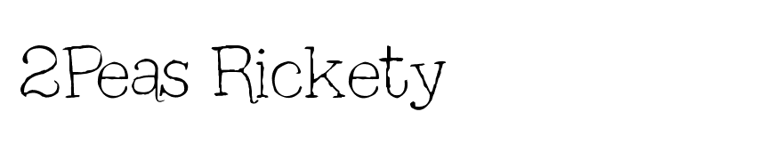 2Peas Rickety