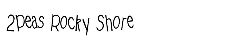 2Peas Rocky Shore