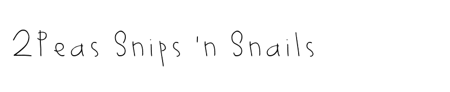 2Peas Snips 'n Snails