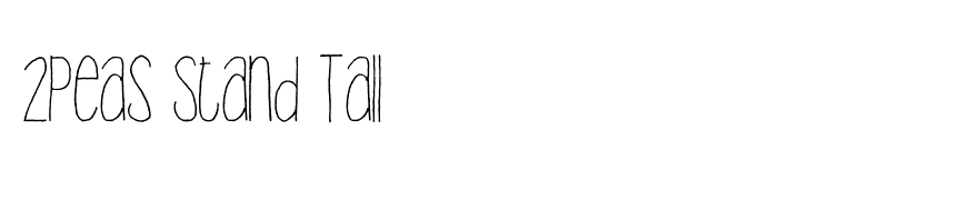 2Peas Stand Tall