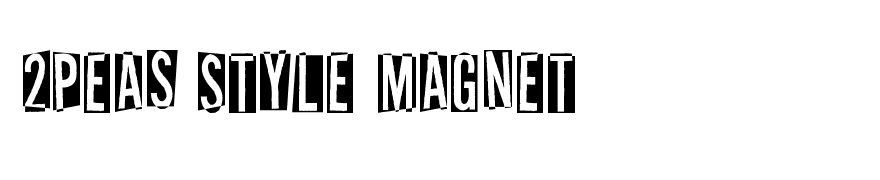 2Peas Style Magnet