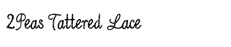2Peas Tattered Lace