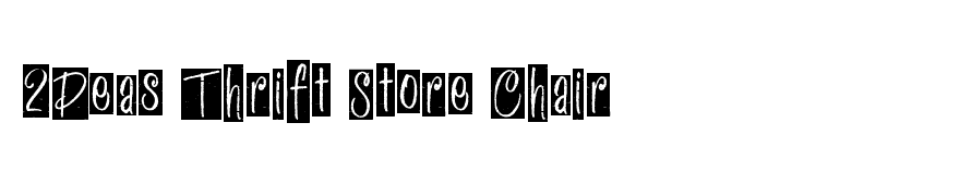 2Peas Thrift Store Chair