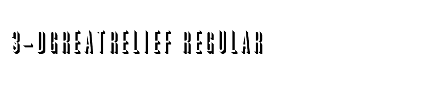 3-DGreatRelief Regular