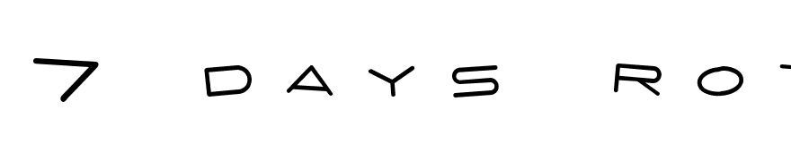 7 days rotated