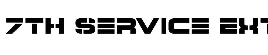 7th Service ExtraBold