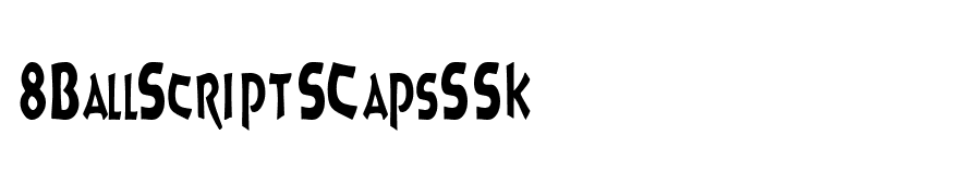 8BallScriptSCapsSSK