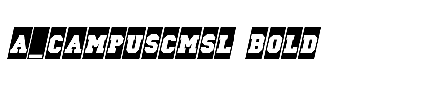 a_CampusCmSl Bold
