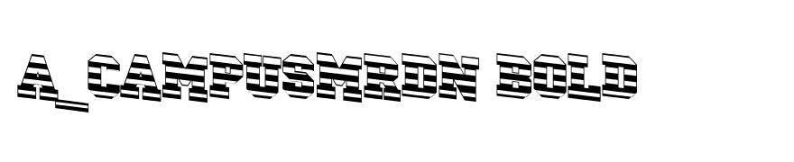 a_CampusMrDn Bold