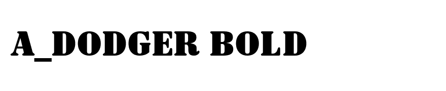a_Dodger Bold