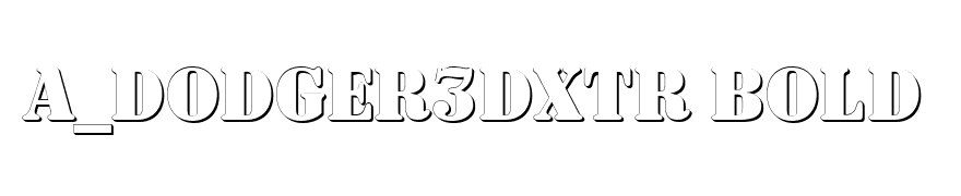a_Dodger3Dxtr Bold