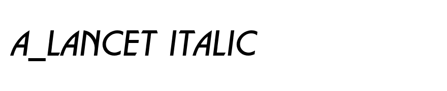 a_Lancet Italic