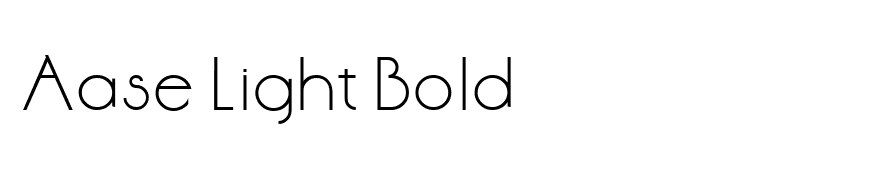 Aase Light Bold