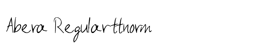 Abera Regular ttnorm