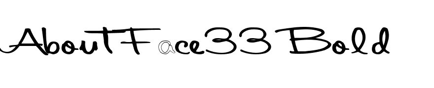 AboutFace33 Bold