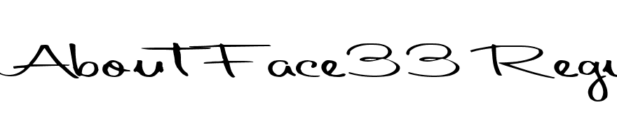 AboutFace33 Regular ttext