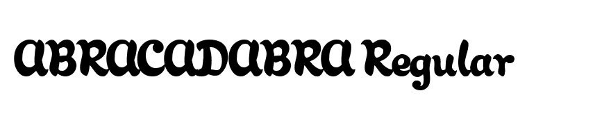 ABRACADABRA Regular