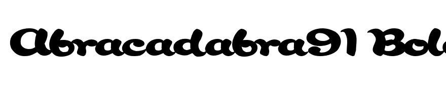 Abracadabra91 Bold