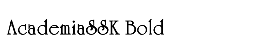 AcademiaSSK Bold