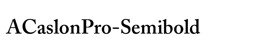 ACaslonPro-Semibold