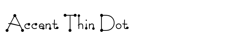 Accent Thin Dot