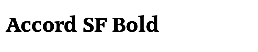 Accord SF Bold