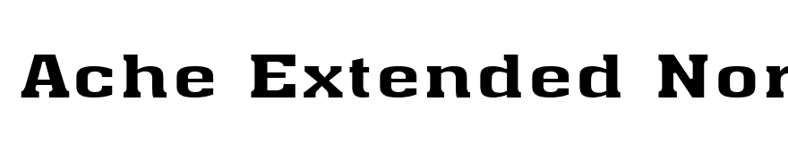 Ache Extended Normal
