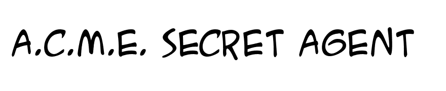 A.C.M.E. Secret Agent