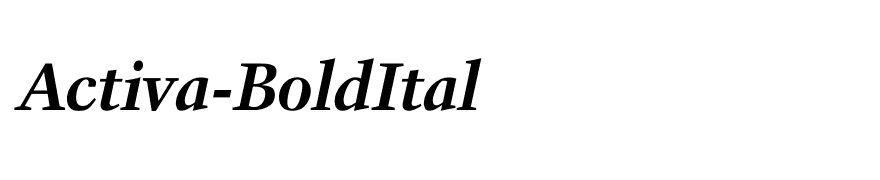 Activa-BoldItal