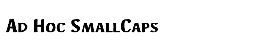 Ad Hoc SmallCaps