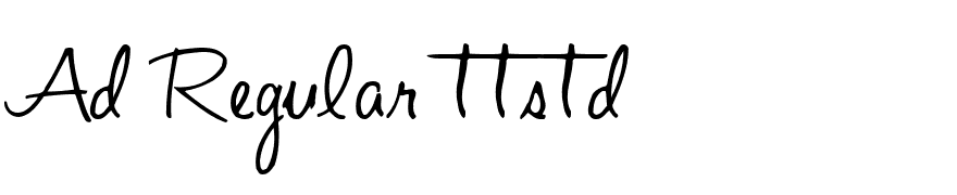 Ad Regular ttstd