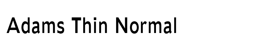 Adams Thin Normal