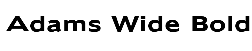 Adams Wide Bold