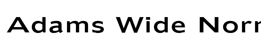 Adams Wide Normal