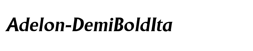 Adelon-DemiBoldIta