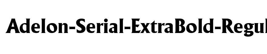 Adelon-Serial-ExtraBold-Regular