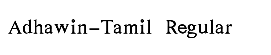 Adhawin-Tamil Regular