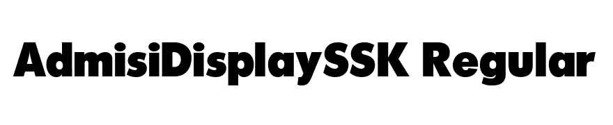 AdmisiDisplaySSK Regular