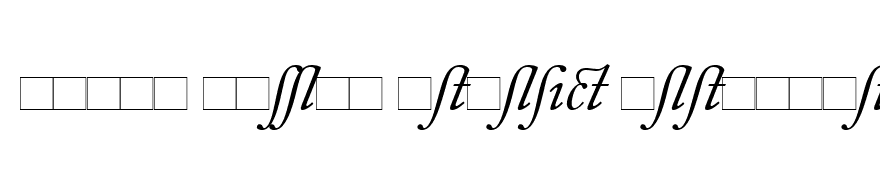 Adobe Caslon Italic Alternate