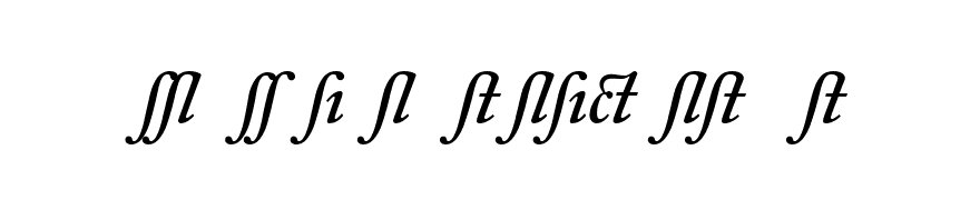 Adobe Caslon Semibold Italic Alternate