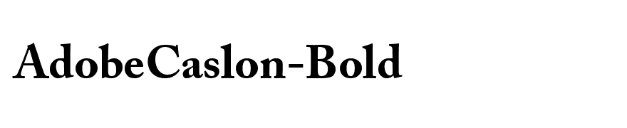 AdobeCaslon-Bold