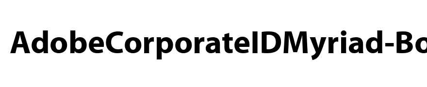 AdobeCorporateIDMyriad-Bold