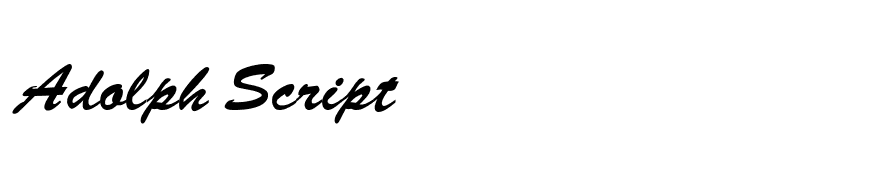 Adolph Script