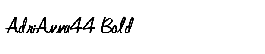 AdriAnna44 Bold
