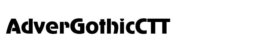 AdverGothicCTT