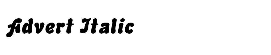 Advert Italic