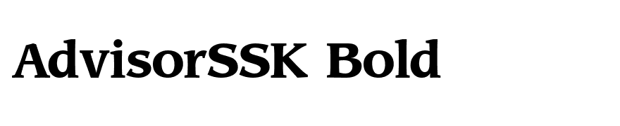AdvisorSSK Bold
