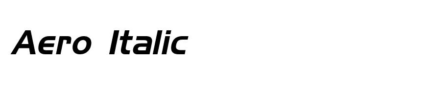 Aero Italic