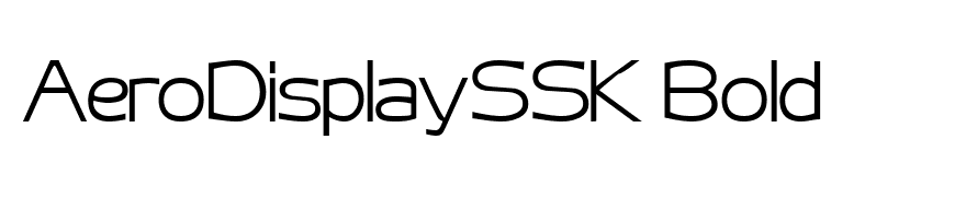 AeroDisplaySSK Bold