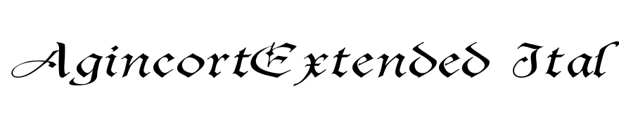 AgincortExtended Italics